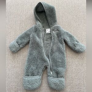 Nike Fleece Bunting Suit Size 3 months